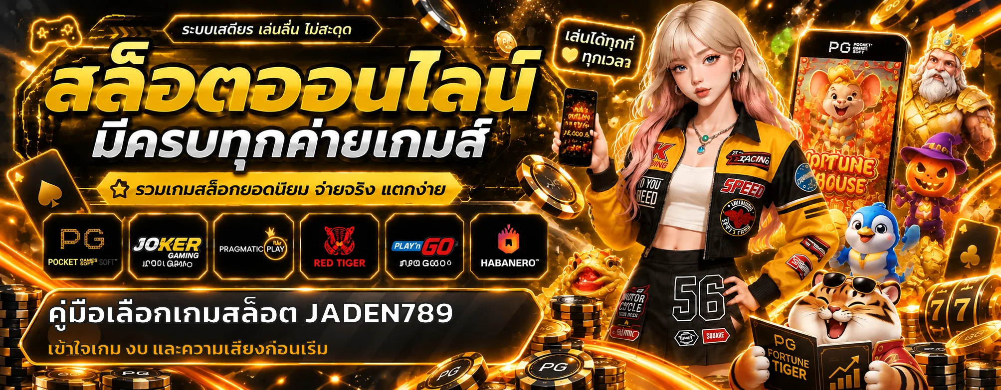 JADEN789 คู่มือเลือกเกมสล็อตด้วย RTP และงบ